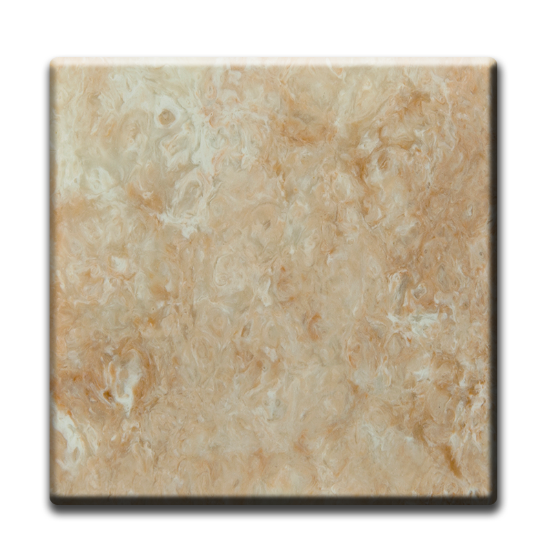 Hoja de superficie sólida de material de decoración de superficie sólida acrílica de piedra de mármol