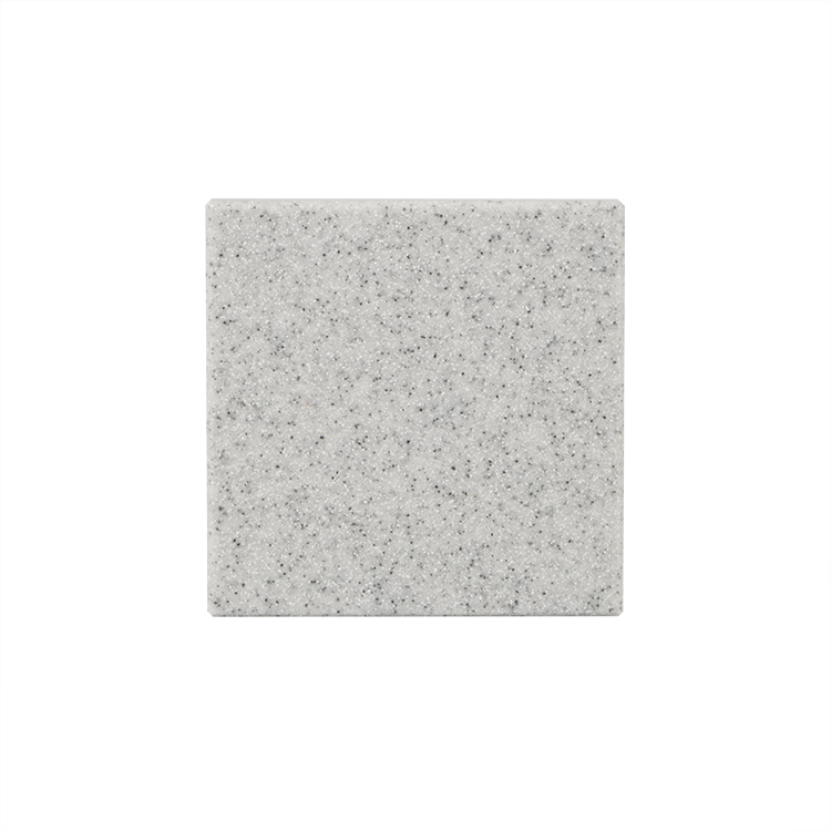 Panel de pared personalizado de 6 mm / 12 mm Superficie sólida pura Losas grandes Hoja de cuarzo Piedra de losa de mármol artificial