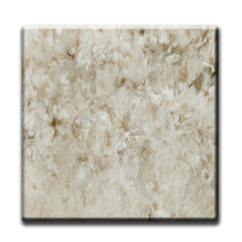 Losa de mármol acrílico de superficie sólida Corians para encimera de cocina